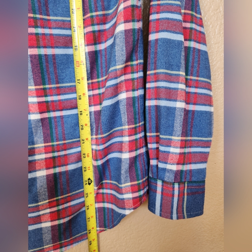 Ralph Lauren Flannel Long Sleeve Plaid Shirt size XS - Picture 9 of 9